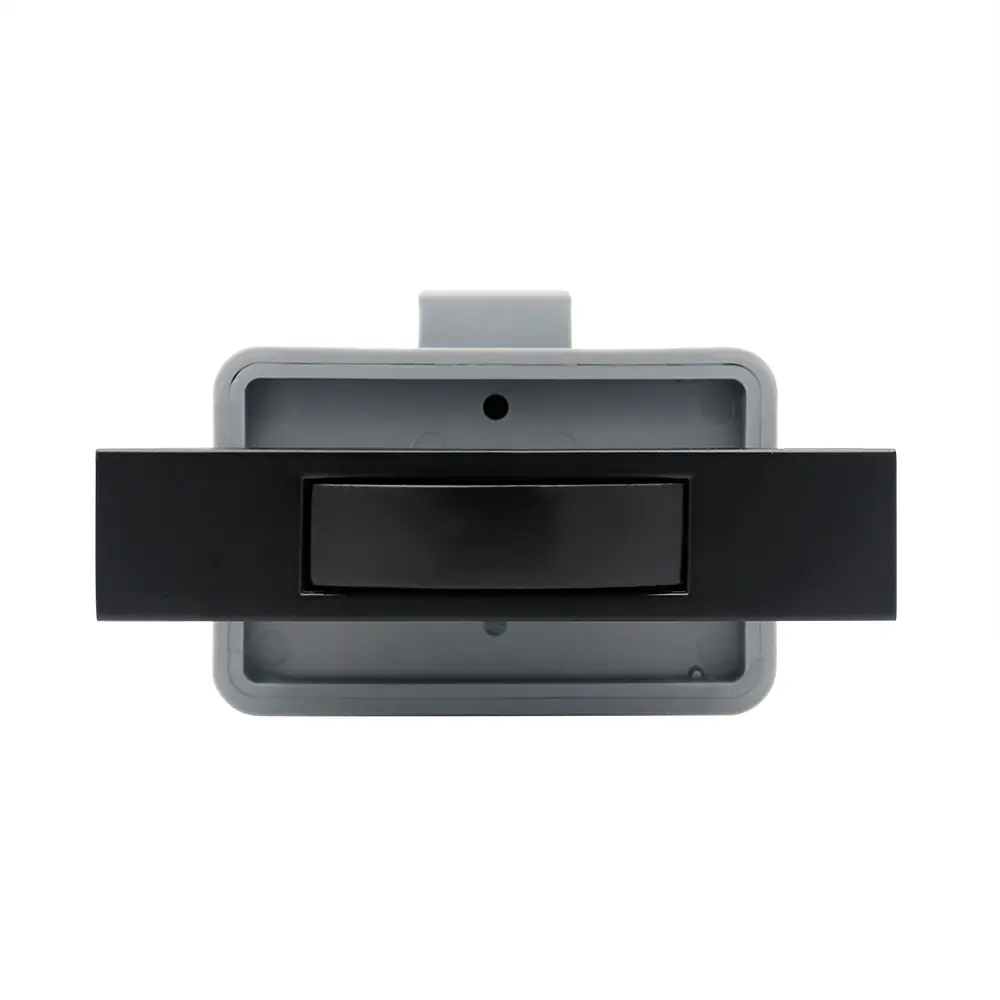 Rectangle Shape Metal Handle Push Button Lock