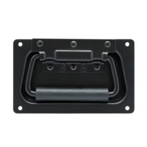 Black Steel Folding Pull Handle for Toolboxes & Pickup Truck Tool Boxes-LS06-1
